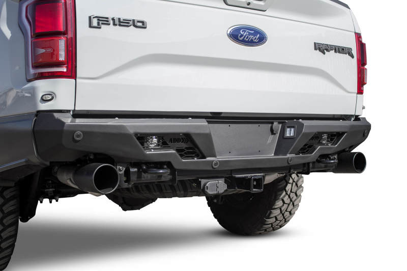 Ford F-150 Raptor Bumper - Rear - Addictive Desert Designs - Stealth Fighter - Hammer Black - `17-`18